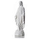 Virgen Inmaculada 30 cm Relieve Polvo de Mármol s6