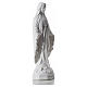 Virgen Inmaculada 30 cm Relieve Polvo de Mármol s8
