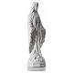 Virgen Inmaculada 30 cm Relieve Polvo de Mármol s4