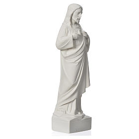 Statua applicazione Sacro Cuore di Gesù 30 cm marmo
