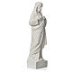 Statua applicazione Sacro Cuore di Gesù 30 cm marmo s2