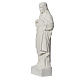 Statua applicazione Sacro Cuore di Gesù 30 cm marmo s3