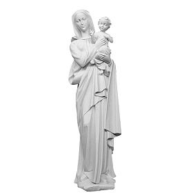 Articoli funerari: Applicazione Madonna con Bimbo 62 cm marmo