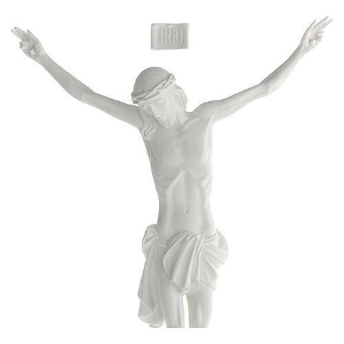 Statue, Gekreuzigter, 80-150 cm, Fiberglas, weiß 2