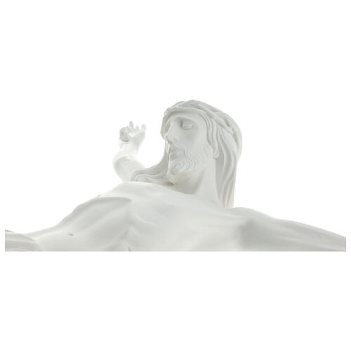 Statue, Gekreuzigter, 80-150 cm, Fiberglas, weiß 5