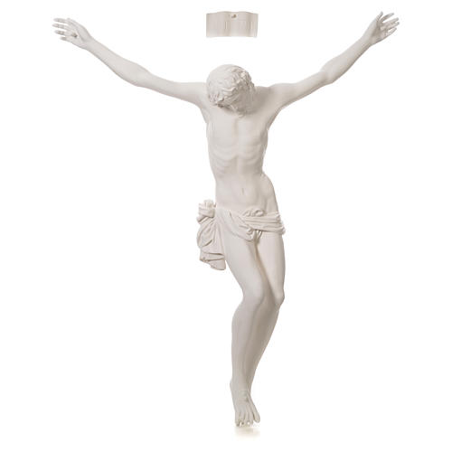 Statue, Gekreuzigter, 90-120 cm, Fiberglas, weiß 12