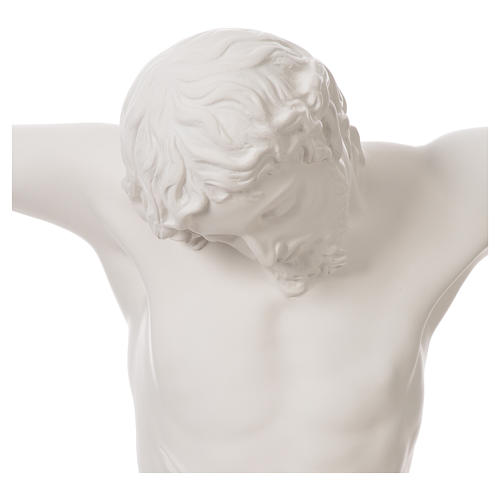 Statue, Gekreuzigter, 90-120 cm, Fiberglas, weiß 13
