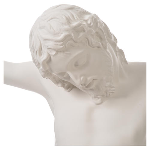 Statue, Gekreuzigter, 90-120 cm, Fiberglas, weiß 17