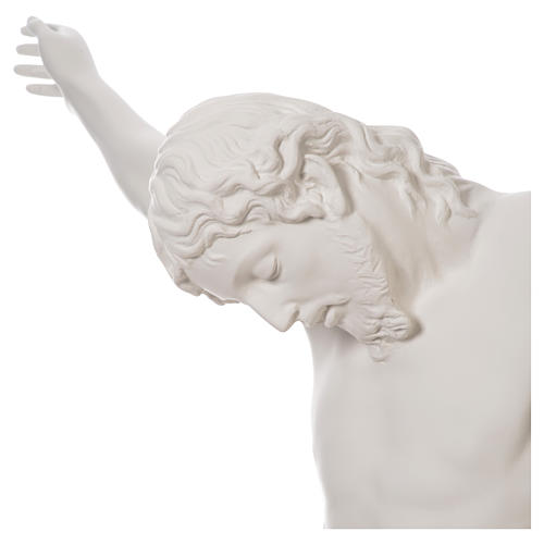 Statue, Gekreuzigter, 90-120 cm, Fiberglas, weiß 20