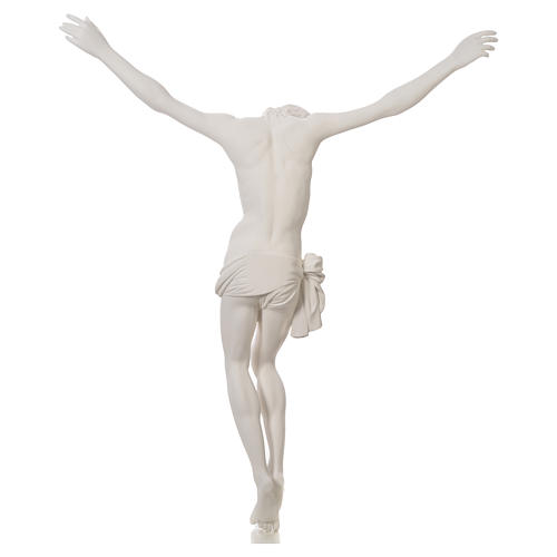 Statue, Gekreuzigter, 90-120 cm, Fiberglas, weiß 21