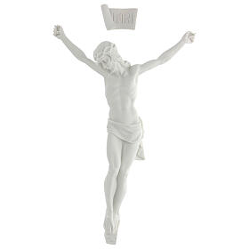 Cuerpo de Cristo de mármol sintético 50 cm