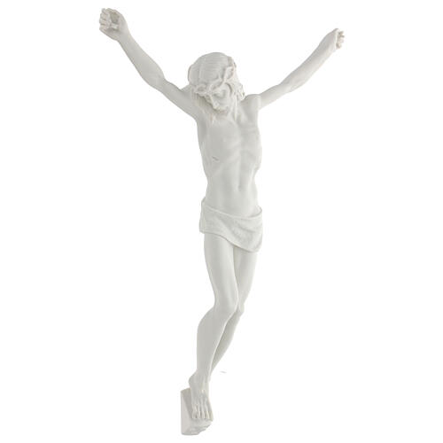 Christ's body in reconstituted carrara marble 50 cm 4