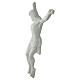 Christ's body in reconstituted carrara marble 50 cm s3