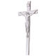 Crucifix en poudre de marbre blanc 25-31-43 cm s3
