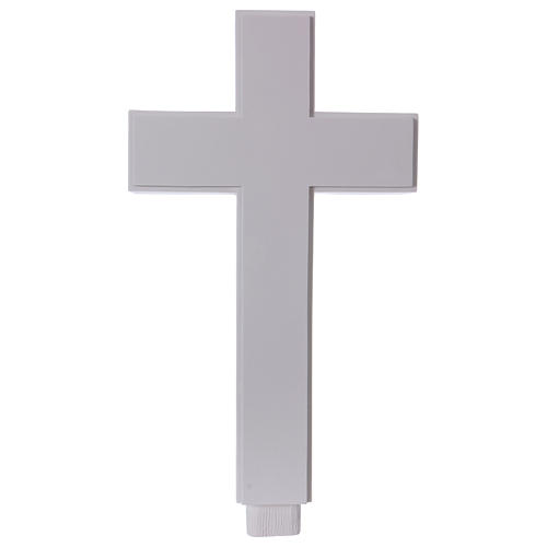 Appliqué croix 62 cm marbre 1