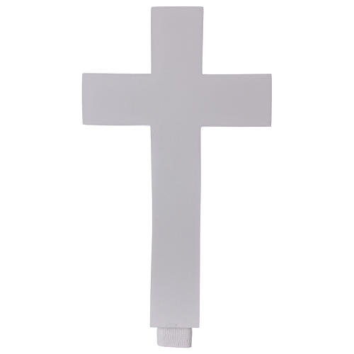 Appliqué croix 62 cm marbre 6