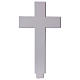 Appliqué croix 62 cm marbre s1