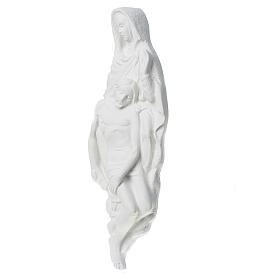 Relief Michelangelo Pietà 32 cm Marmorpulver