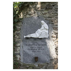 Pieta Michał Anioł 18 cm relief marmur biały