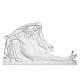 Pietade de Michelangelo 50 cm relevo mármore sintético branco s1