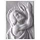 Bas relief Christ ressuscité marbre 55x16 cm s2