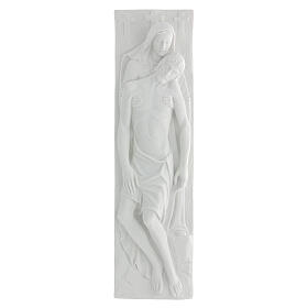 Pietà de Michelangelo mármore sintético 55x16 cm