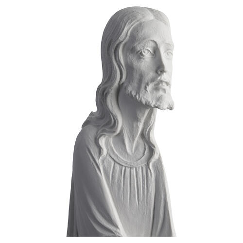 Cristo in ginocchio rilievo marmo 47 cm 5