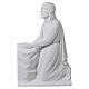 Relief Christus auf den Knien 47 cm  Marmorpulver s1