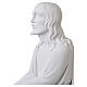 Cristo en rodillas en mármol sintético 47cm s3