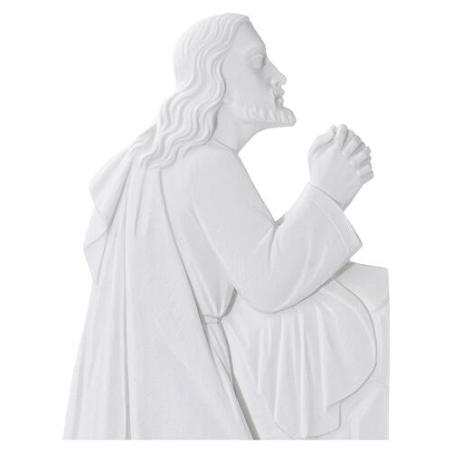 Relief Gebetender Christus auf den Knien 46 cm  Marmorpulver 2