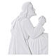 Cristo in preghiera rilievo marmo sintetico 46 cm s2