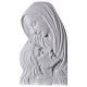 Relief Gottesmutter und Jesus Gesichte 50 cm  Marmorpulver s1
