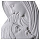 Relief Gottesmutter und Jesus Gesichte 50 cm  Marmorpulver s2