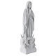 Virgen de Guadalupe 45cm en relieve en mármol blanco s5