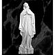Nossa Senhora de Lourdes 42 cm relevo mármore sintético s3
