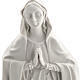 Nossa Senhora de Lourdes 42 cm relevo mármore sintético s5