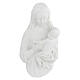 Our Lady of with child bas-relief in reconstituted marble, 22 cm s1