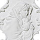 Relief Madonna der Straße 31 cm Marmorpulver s2