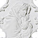 Madonnina de Ferruzzi com moldura 31 cm relevo s2