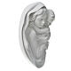 Our Lady with child bas-relief in reconstituted marble, 18 cm s3