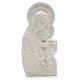 Virgen con el niño en relieve 14cm mármol sintetic s1