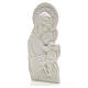 Our Lady with child, 14 cm bas-relief in reconstituted marble s2