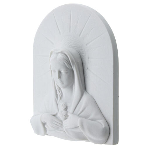 Inmaculado Corazón  de 11cm relieve 3