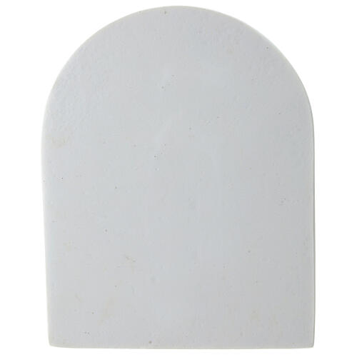 Cuore Immacolato 11 cm rilievo marmo sintetico 4