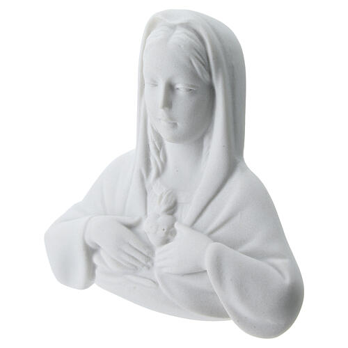 Cuore Immacolato 11 cm marmo sintetico 3