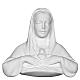 Immaculate Heart, 11 cm bas-relief in reconstituted marble. s1