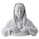 Immaculate Heart, 11 cm bas-relief in reconstituted marble. s1