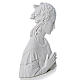 Lippi's Our lady, 30 cm reconstituted carrara marble bas-relief s2