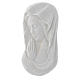 Our lady joined hands, reconstituted marble bas-relief, 11 cm s1