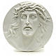 Ecce Homo, bas-relief in reconstituted marble, round shaped 15-20-30 cm s1